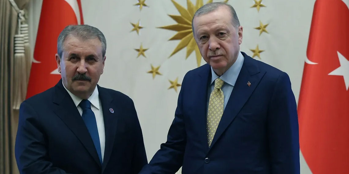 Cumhurbaşkanı Erdoğan, Mustafa Destici'yi kabul etti
