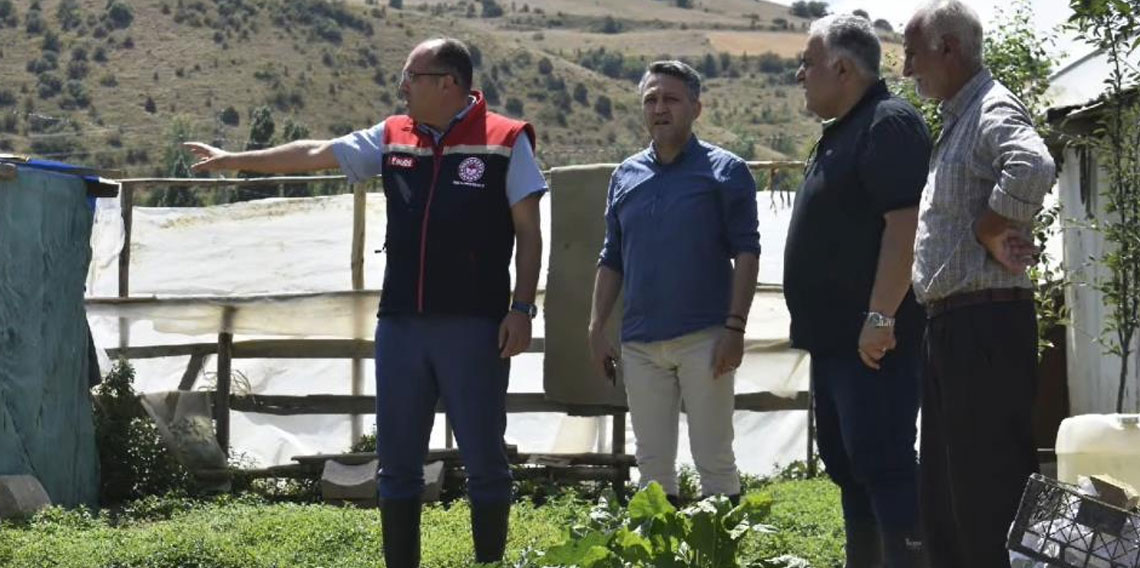 Bayburt Eko-Köy’de tarımsal inceleme yapıldı