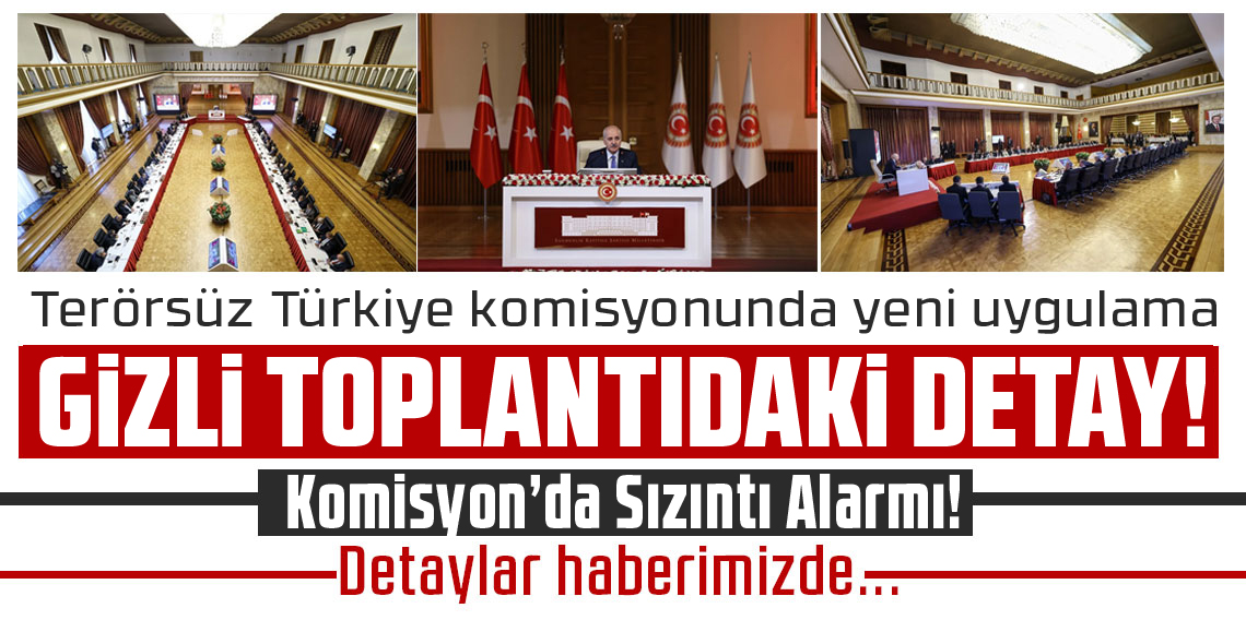 Terörsüz Türkiye komisyonunda cep telefonu önlemi