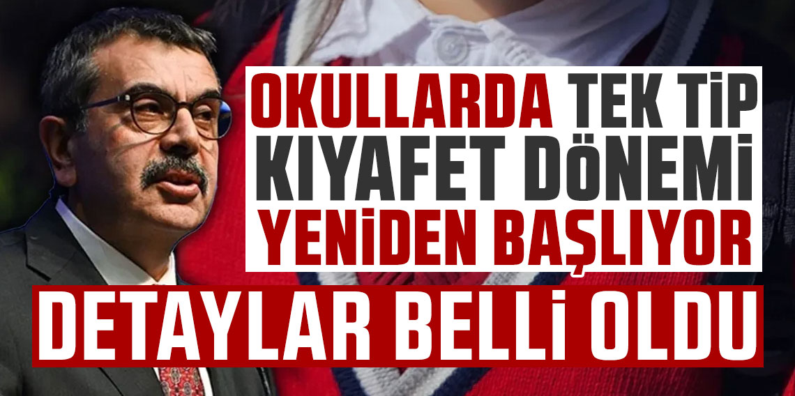 Yusuf Tekin açıkladı: Yeni okul kıyafetleri nasıl olacak