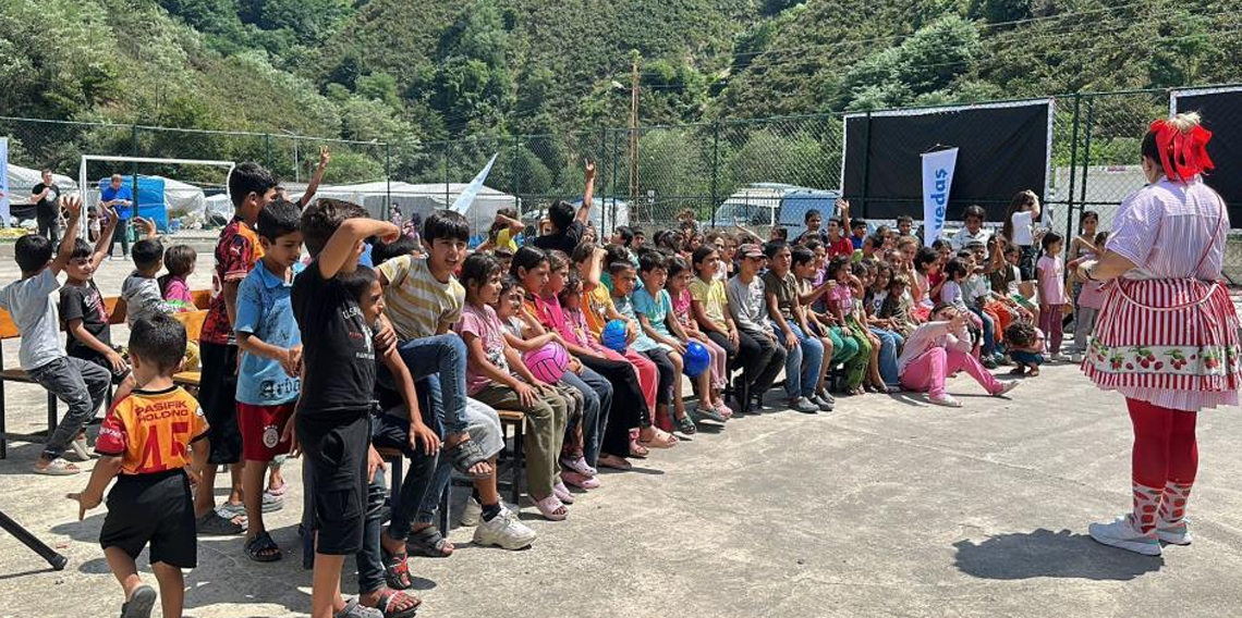 METİP alanındaki çocuklar için özel etkinlik
