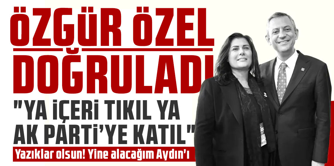 CHP lideri Özel, Çerçioğlu iddialarını doğruladı! 
