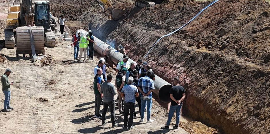 Bayburt'taki gölet ve baraj inşaatları incelendi