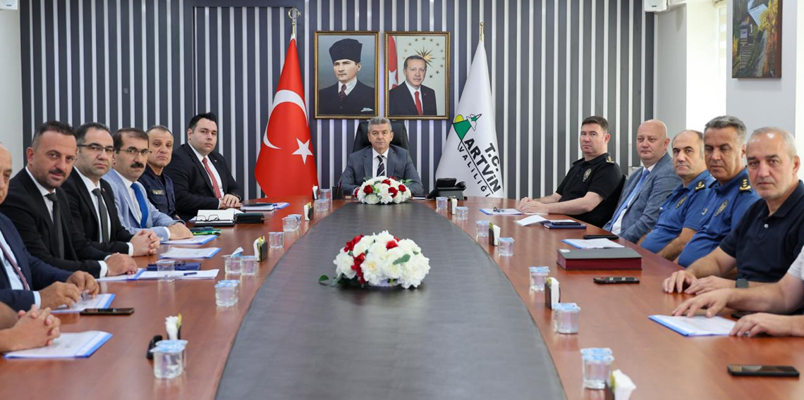 Artvin’de Spor Güvenliği Toplantısı Yapıldı