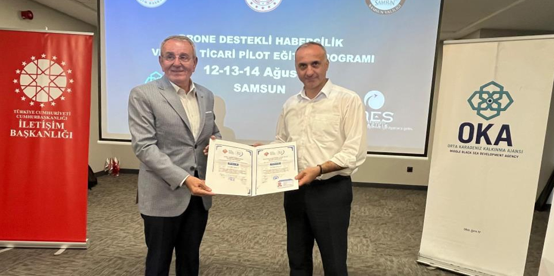Basın mensuplarına ‘İHA-1 Ticari Dron Eğitimi' tamamlandı