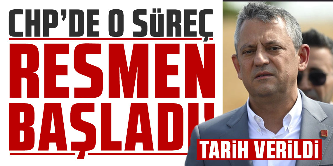 CHP'de o süreç resmen başladı! Tarih verildi