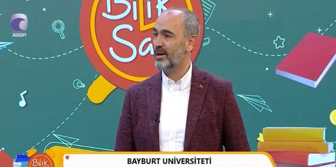 Rektör Türkmen, Hazar TV’de Türk Dünyasına eğitim vizyonunu anlattı