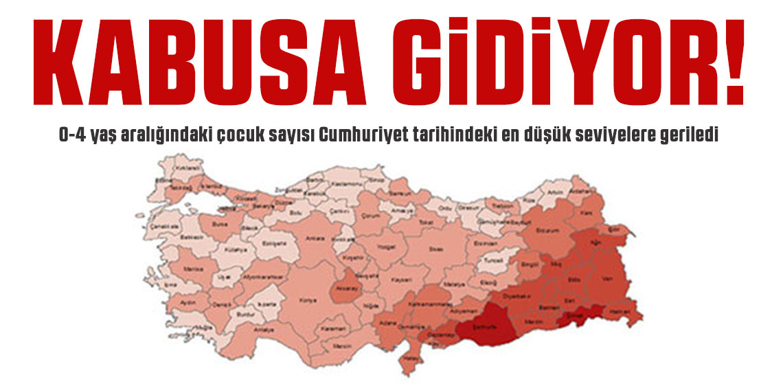 Türkiye'de Çocuk Nüfusu 5 Milyonun Altına İndi