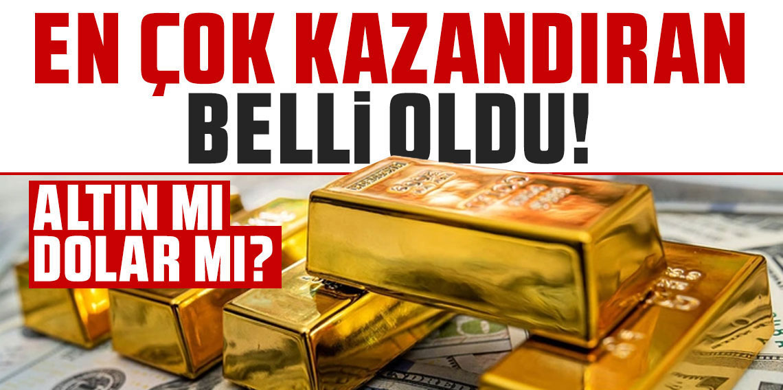 Ne altın ne de dolar... En çok kazandırana çok şaşıracaksınız