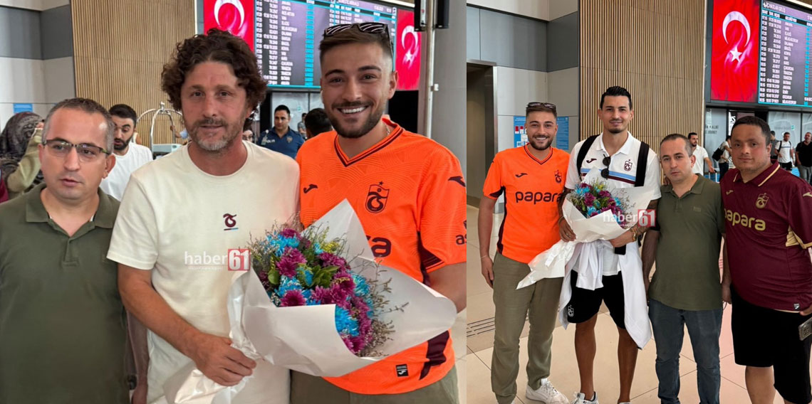 Taraftar Trabzonspor'u çiçekle karşıladı