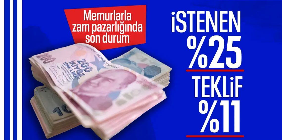 Memur zammı için yeni teklif belli oldu!