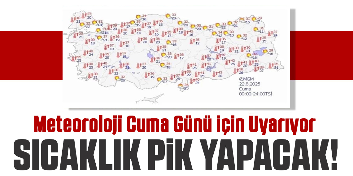 Yeni haftada hava ısınıyor: Cuma günü pik yapacak