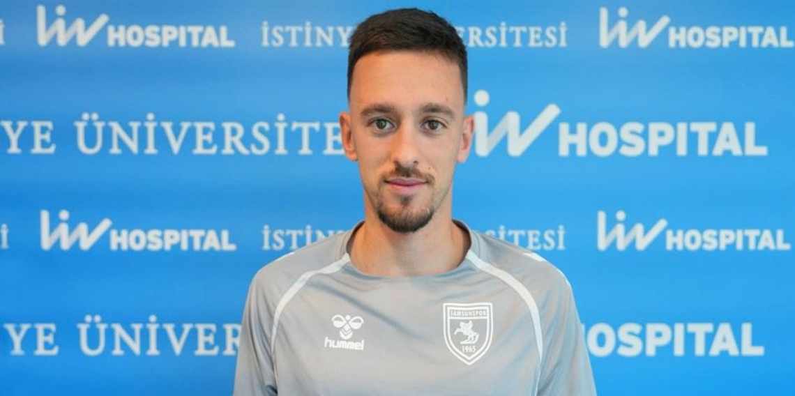 Samsunspor'un yeni transferi Sousa, sağlık kontrolünden geçti