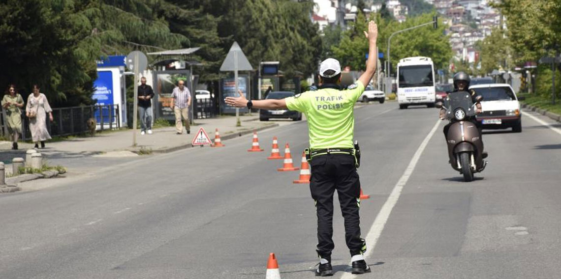 Ordu’da bir haftada 17 binden fazla araç ve sürücüsü denetlendi