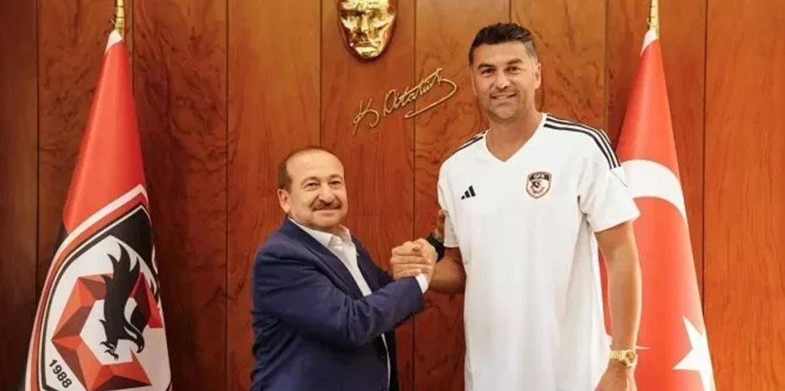 Gaziantep FK’nın yeni teknik direktörü Burak Yılmaz oldu