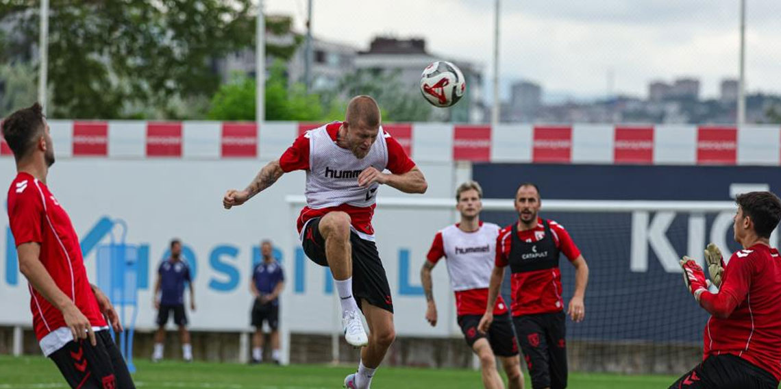 Samsunspor, Panathinaikos maçı hazırlıklarını sürdürdü