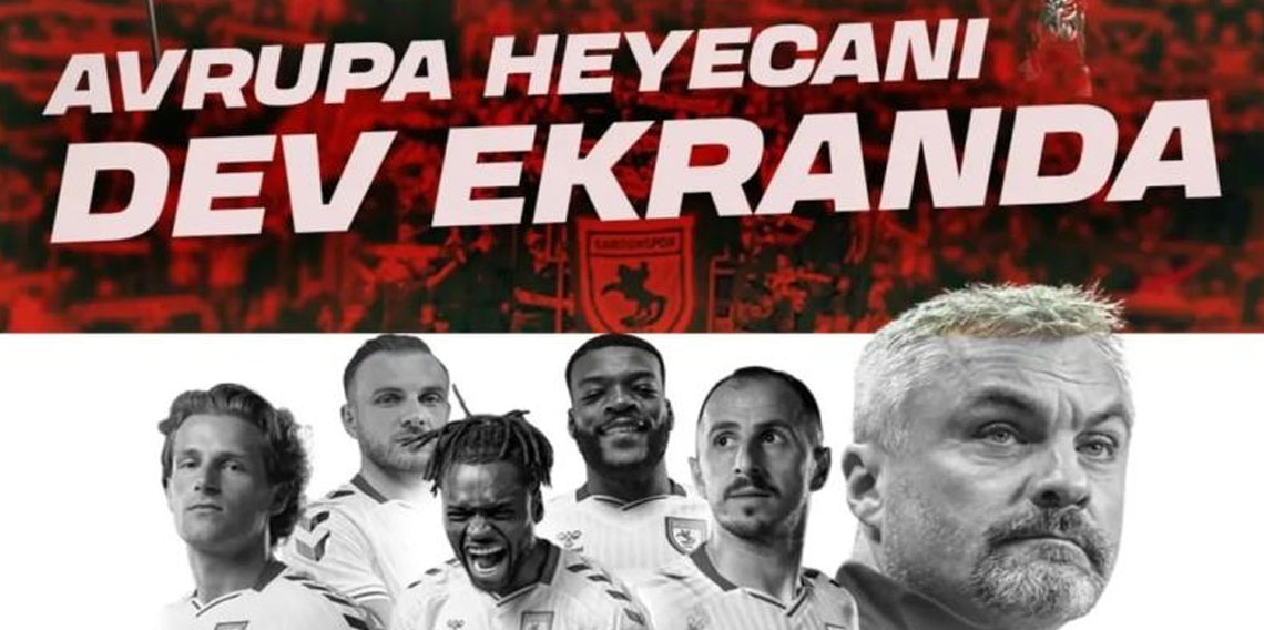 Atakum'da Samsunspor'un Avrupa ligi heyecanı