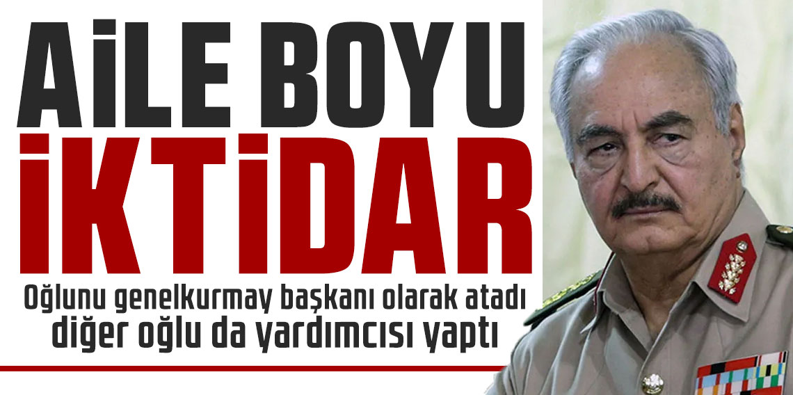 Oğlunu genelkurmay başkanı olarak atadı diğer oğlu da yardımcısı yaptı