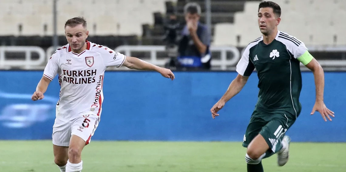 Samsunspor öne geçtiği maçta Panathinaikos’a 2-1 kaybetti