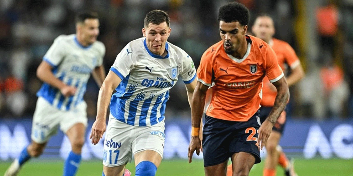 Başakşehir, Universitatea Craiova'ya 2-1 mağlup oldu 