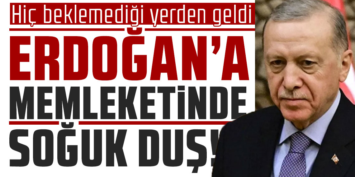 Cumhurbaşkanı Erdoğan'a memleketi Rize'den soğuk duş!