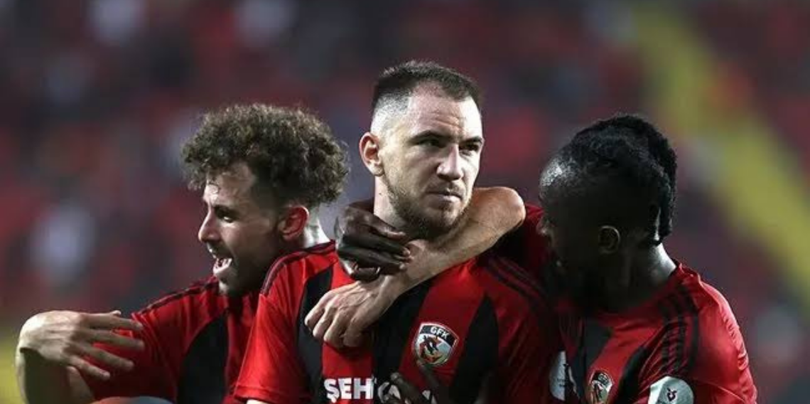 Burak Yılmazlı Gaziantep, 90+5’te kazandı