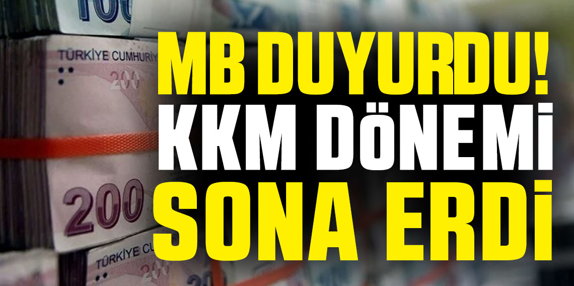 KKM uygulaması sonlandırıldı!