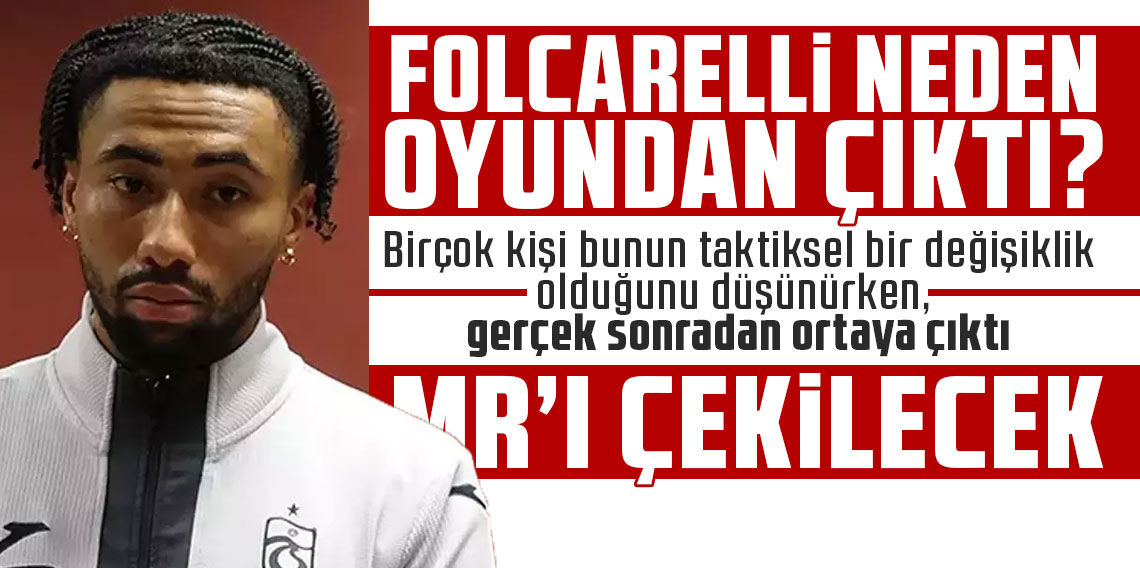 Trabzonspor'da Folcarelli oyundan neden çıktığını açıkladı!