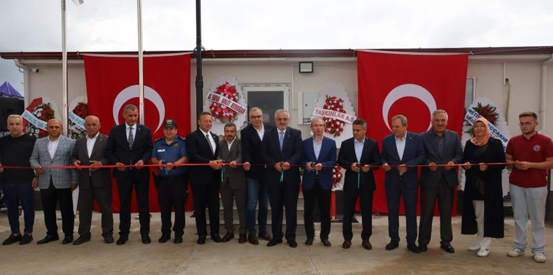Bafra’da kamyon ve tır garajı hizmete açıldı