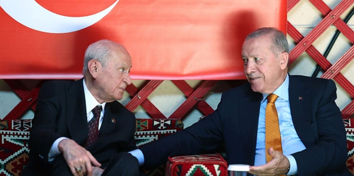 Cumhurbaşkanı Erdoğan MHP lideri Devlet Bahçeli ile görüştü!