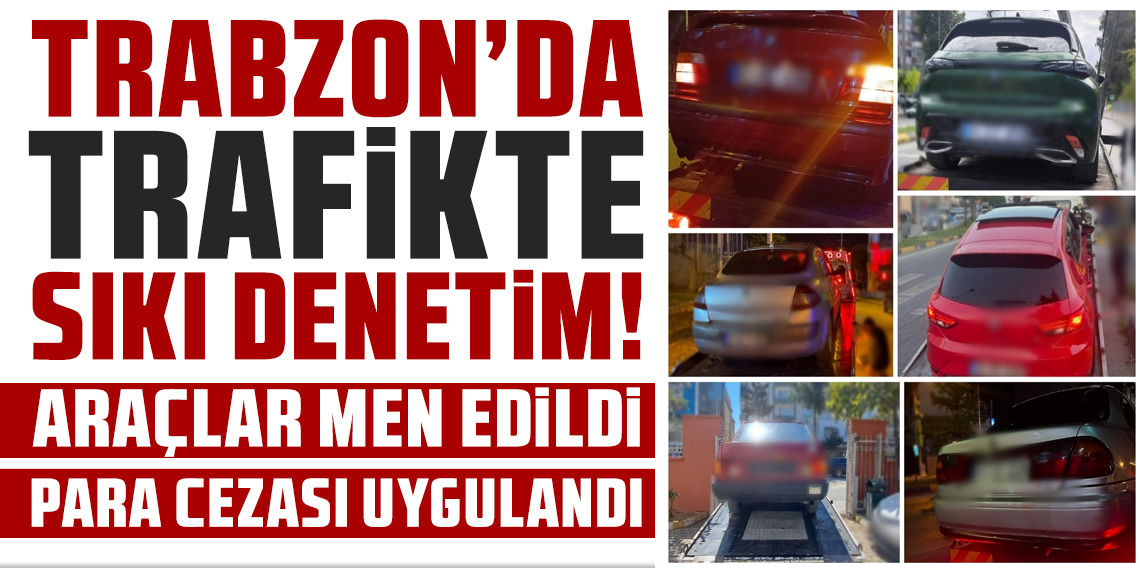 Abarth Egzozlu Araçlara Geçit Yok: 9 Araç Trafikten Men Edildi