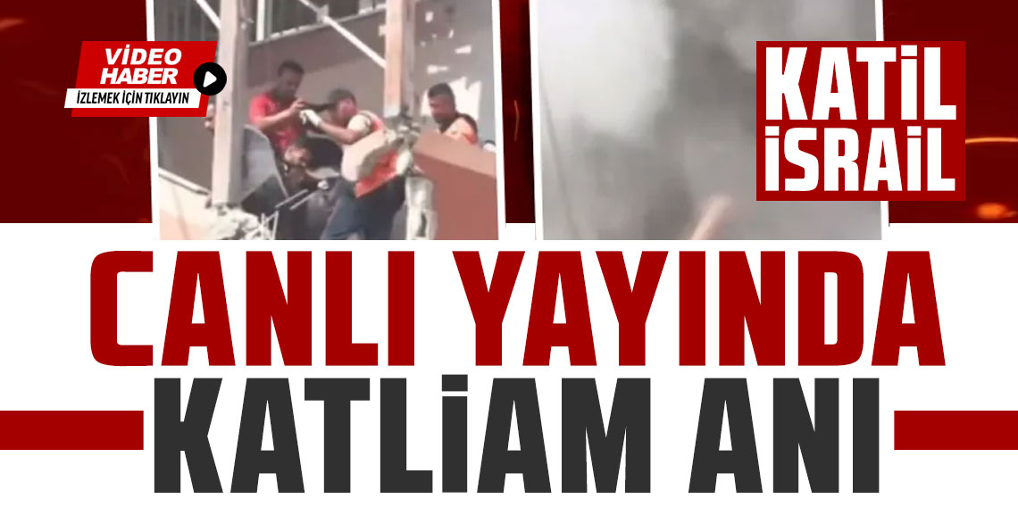 Gazze'de İsrail katliamı canlı yayına yansıdı: Çok sayıda sivil öldü