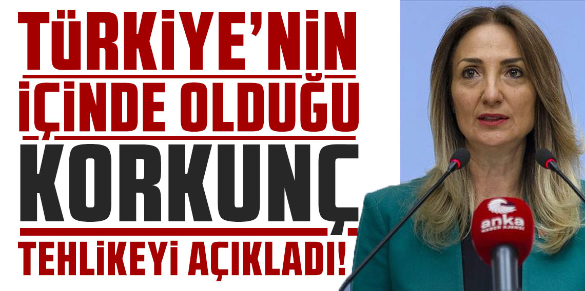 CHP'li Aylin Nazlıaka Türkiye'nin içinde olduğu korkunç tehlikeyi açıkladı