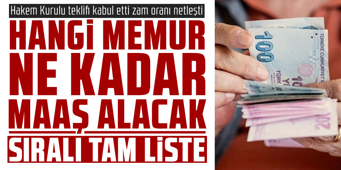 SON DAKİKA! Memurların yeni zam oranı kesinleşti