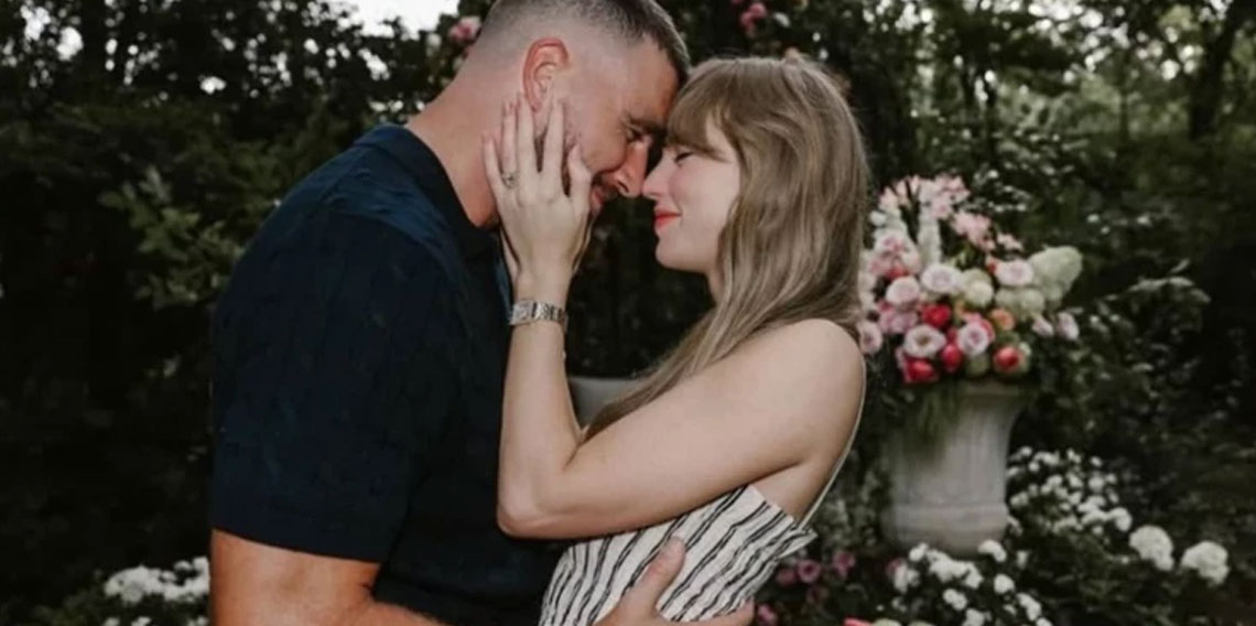 Taylor Swift Amerikan futbolu yıldızı Travis Kelce ile nişanlandı