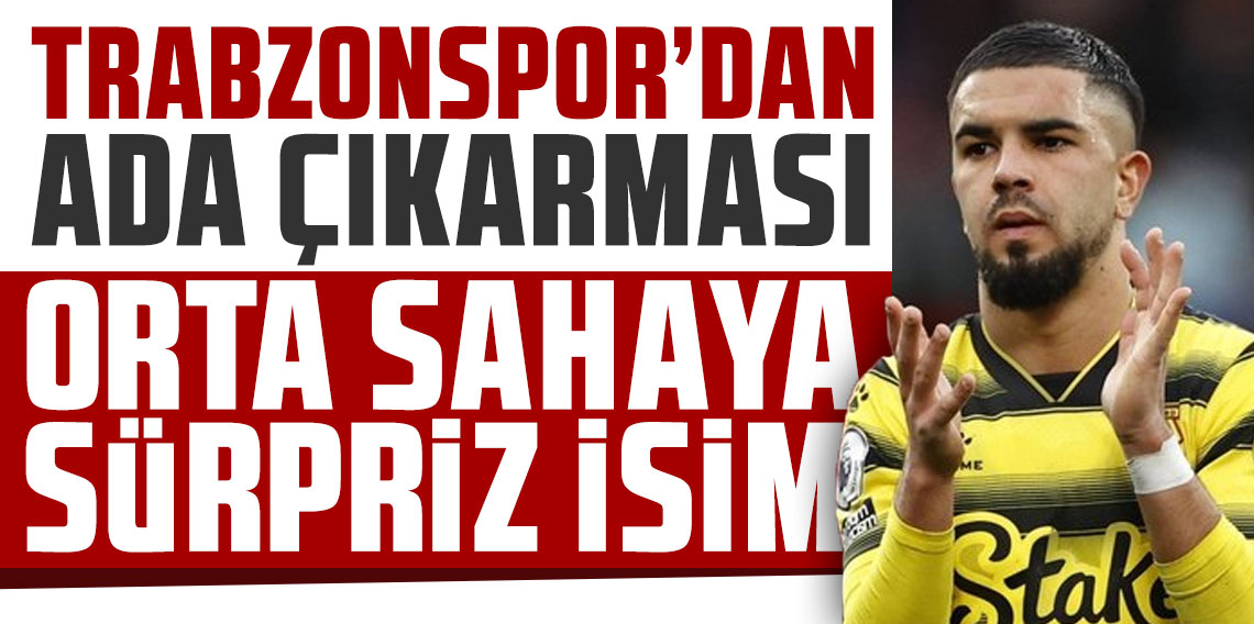 Trabzonspor'dan Ada çıkarması! Orta sahaya sürpriz isim