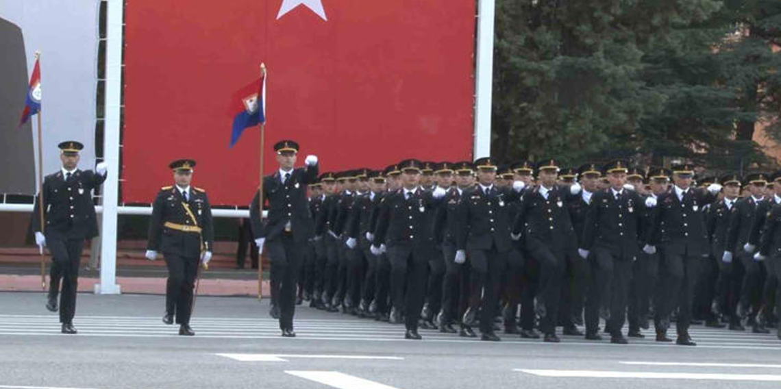 Bursa Işıklar Jandarma Astsubay Meslek Yüksekokulu’nda 781 astsubay mezun oldu