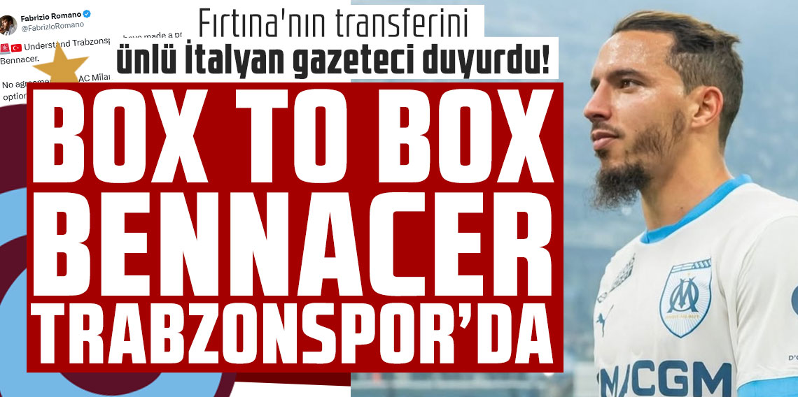 Fırtına'nın transferini ünlü İtalyan gazeteci duyurdu! Box to box Ismael Bennacer Trabzonspor'da