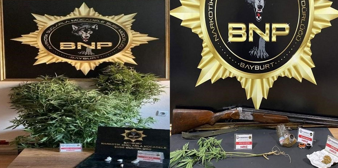 Bayburt’ta birçok adrese eş zamanlı narkotik operasyonu yapıldı