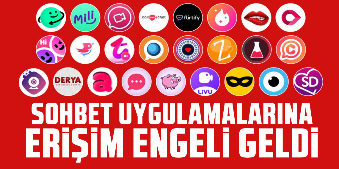 Popüler sohbet uygulamalarına erişim engeli