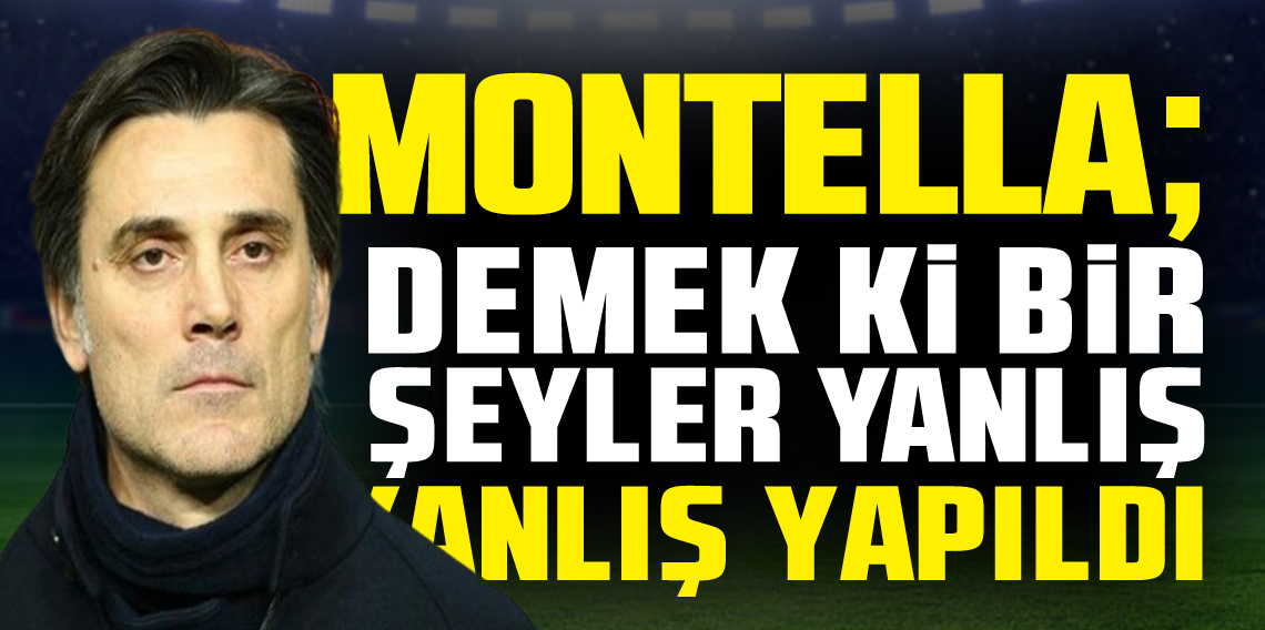 Vincenzo Montella; Demek ki bir şeyler eksik yapıldı