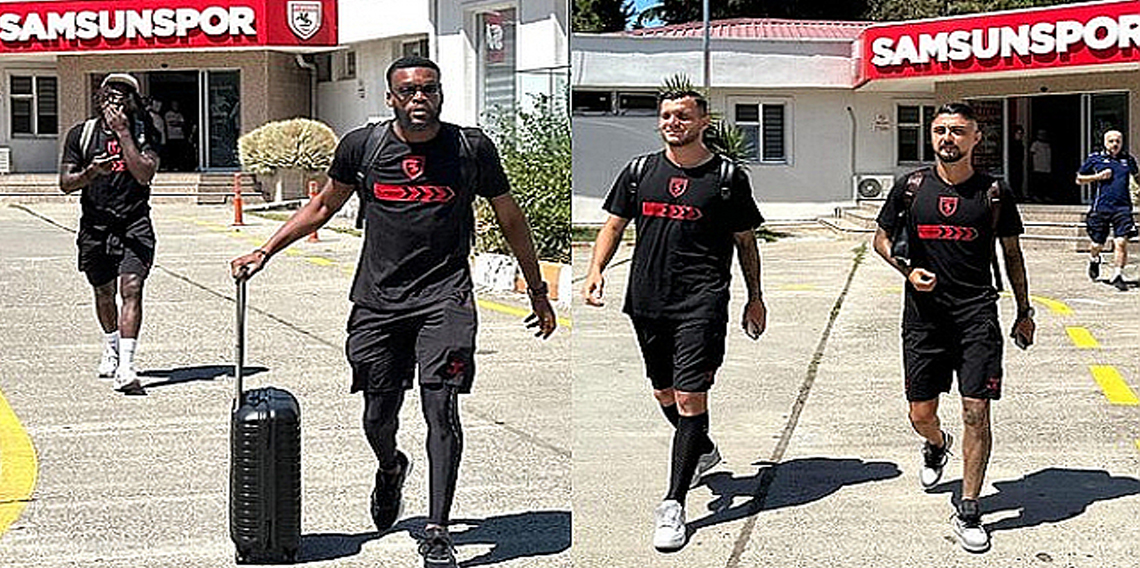 Samsunspor’un Trabzon yolculuğu başladı