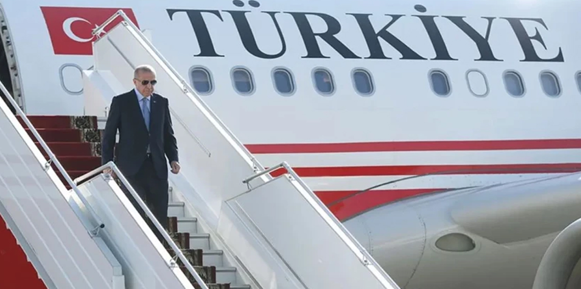 Cumhurbaşkanı Erdoğan, Şanghay İşbirliği Örgütü Zirvesi için Çin'e gitti