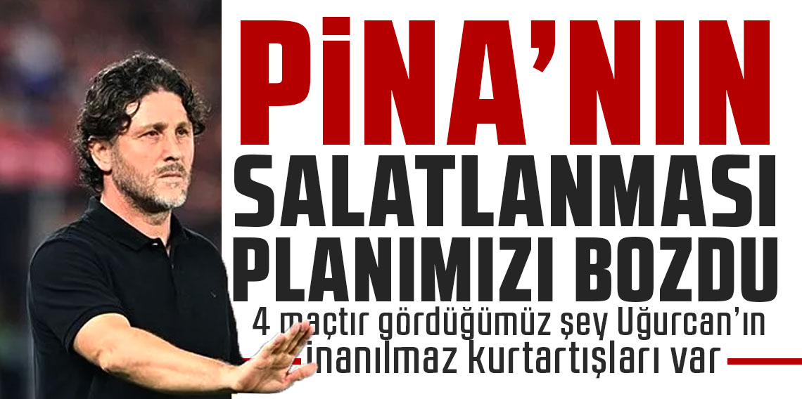Fatih Tekke: Pina'nın sakatlanması planımızı bozdu