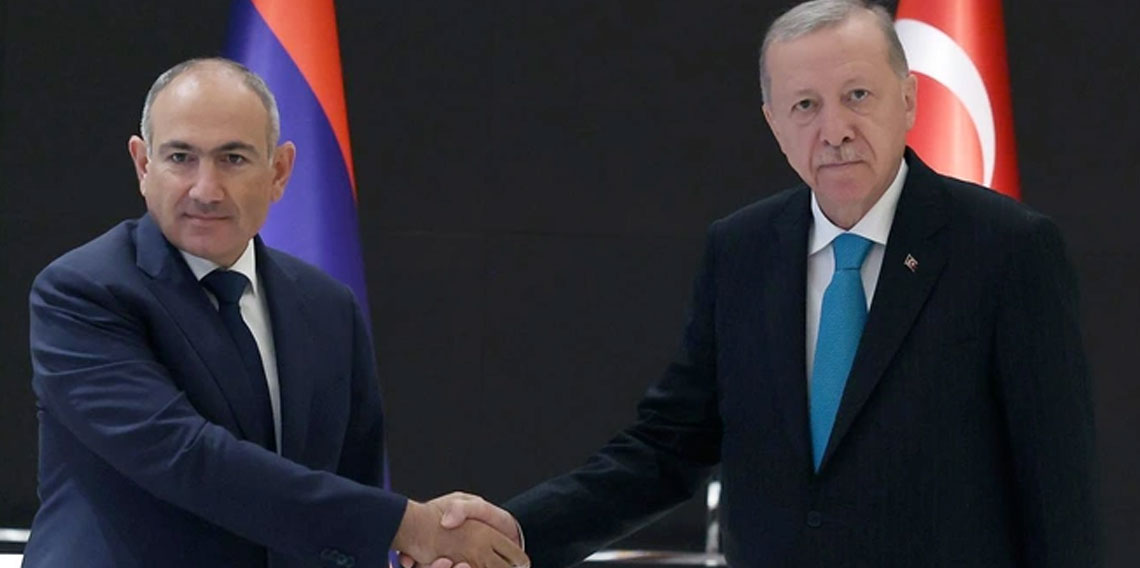 Cumhurbaşkanı Erdoğan, Ermenistan Başbakanı Paşinyan'ı kabul etti