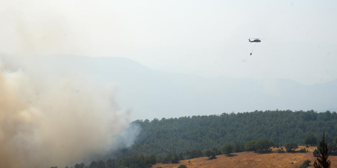 Kastamonu’da orman yangınlarıyla mücadele sürüyor