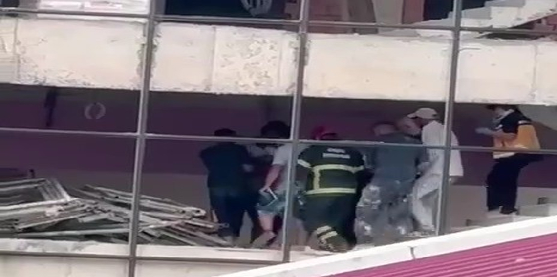 Ordu'da kültür merkezi inşaatında iş kazası: 1 yaralı