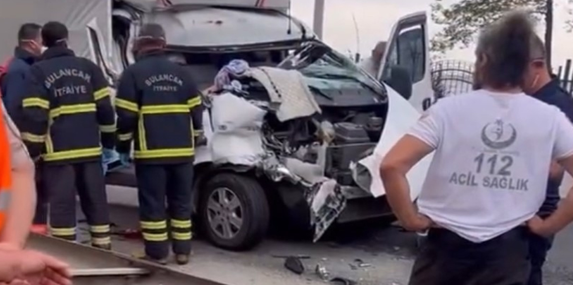 Giresun’da trafik kazası : 1 ölü,1 yaralı
