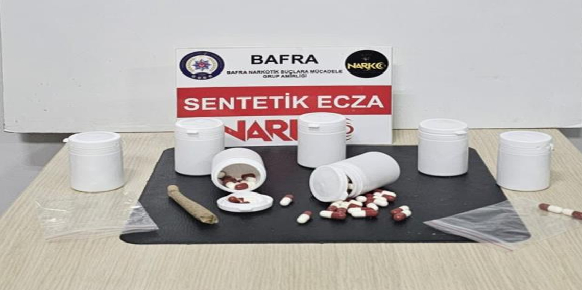 Bafra'da uyuşturucu operasyonu: 2 tutuklama