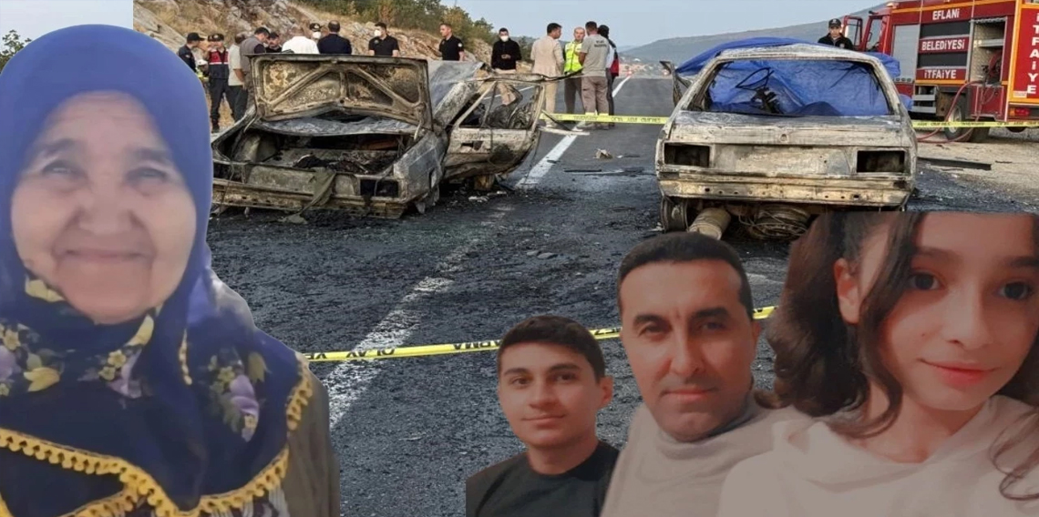 Üniversite kaydı için çıktıkları yolda yanarak can verdiler